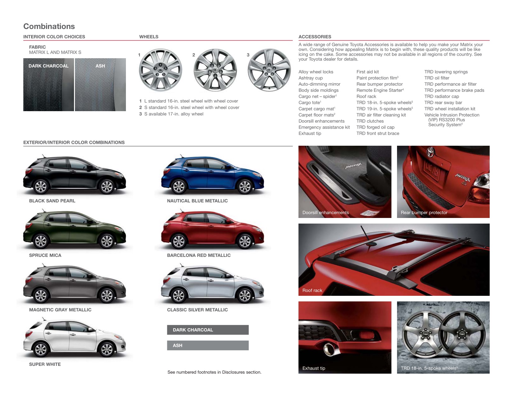 2013 Toyota Matrix Brochure Page 2